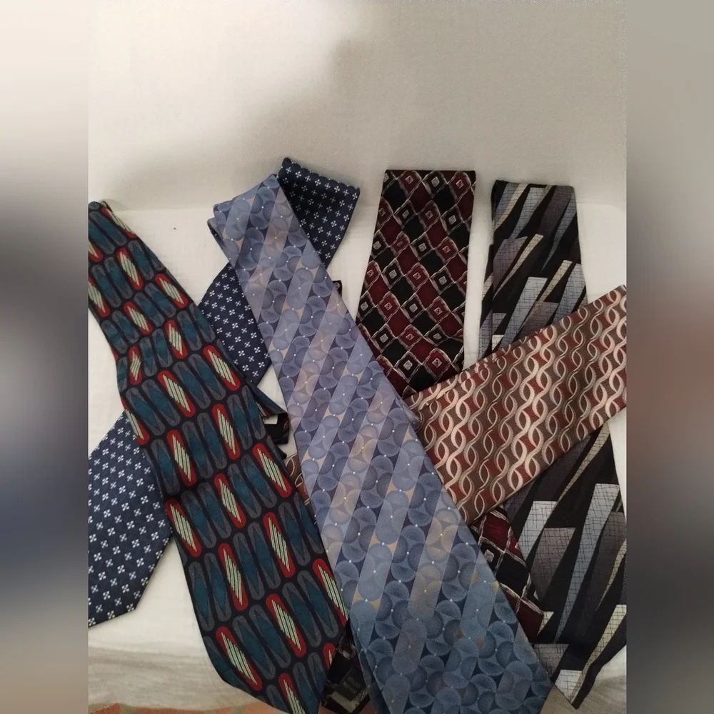 13 Men's Patterned Ties Set - Multicolor - Picture 2 of 5